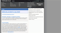 Desktop Screenshot of cikkcakk.com
